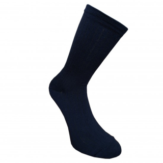 Merino extra fine 85 % vrúbkované ponožky tenšie Dark Blue