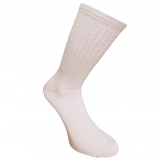 Merino extra fine 85 % vrúbkované ponožky tenšie Light Pink