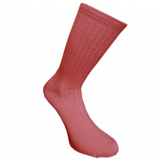 Merino extra fine 85 % vrúbkované ponožky tenšie Dark Pink