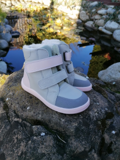 BABY BARE SHOES FEBO WINTER GREY/PINK